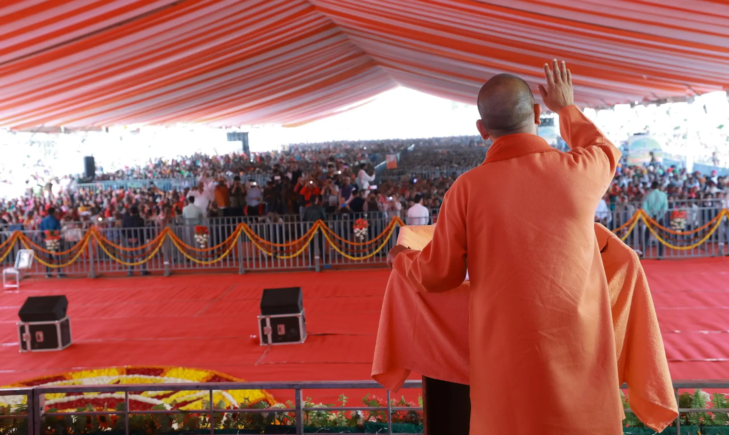 लखीमपुर अब पिछड़ा जनपद नहीं, यहां की धरती सोना उगलती हैः सीएम योगी 