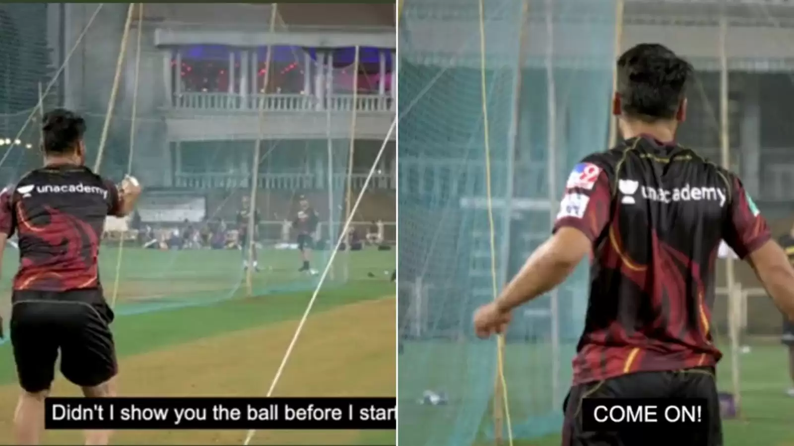 WATCH: Nitish Rana and Rinku Singh engage in fun banter during 8-ball challenge