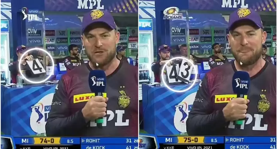 WATCH: KKR analyst sending code signals to Eoin Morgan during match against Mumbai Indians