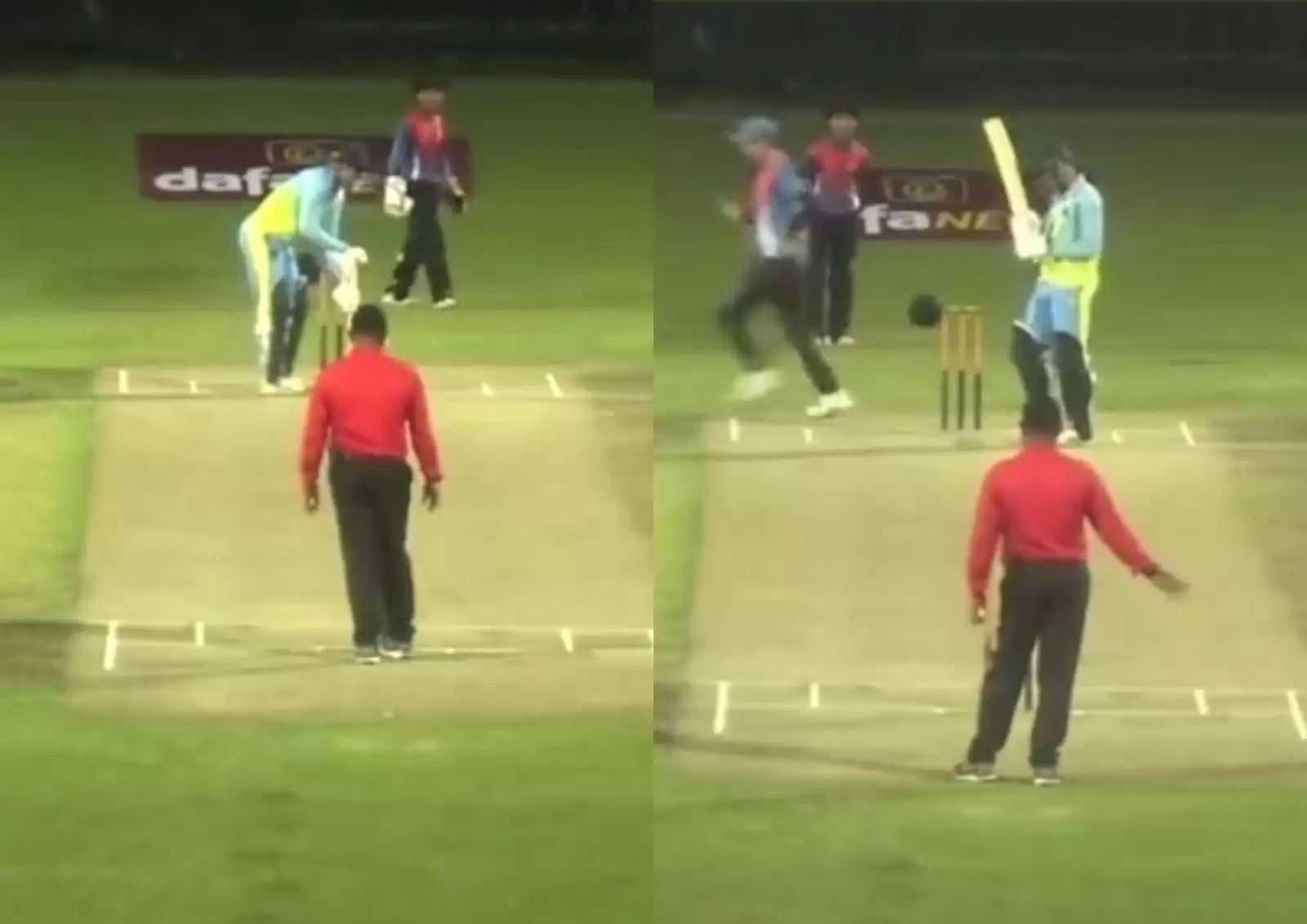 WATCH: Batter bats as RHB after taking guard as LHB; leaves fielders confused in MCA All Star T10 Bash