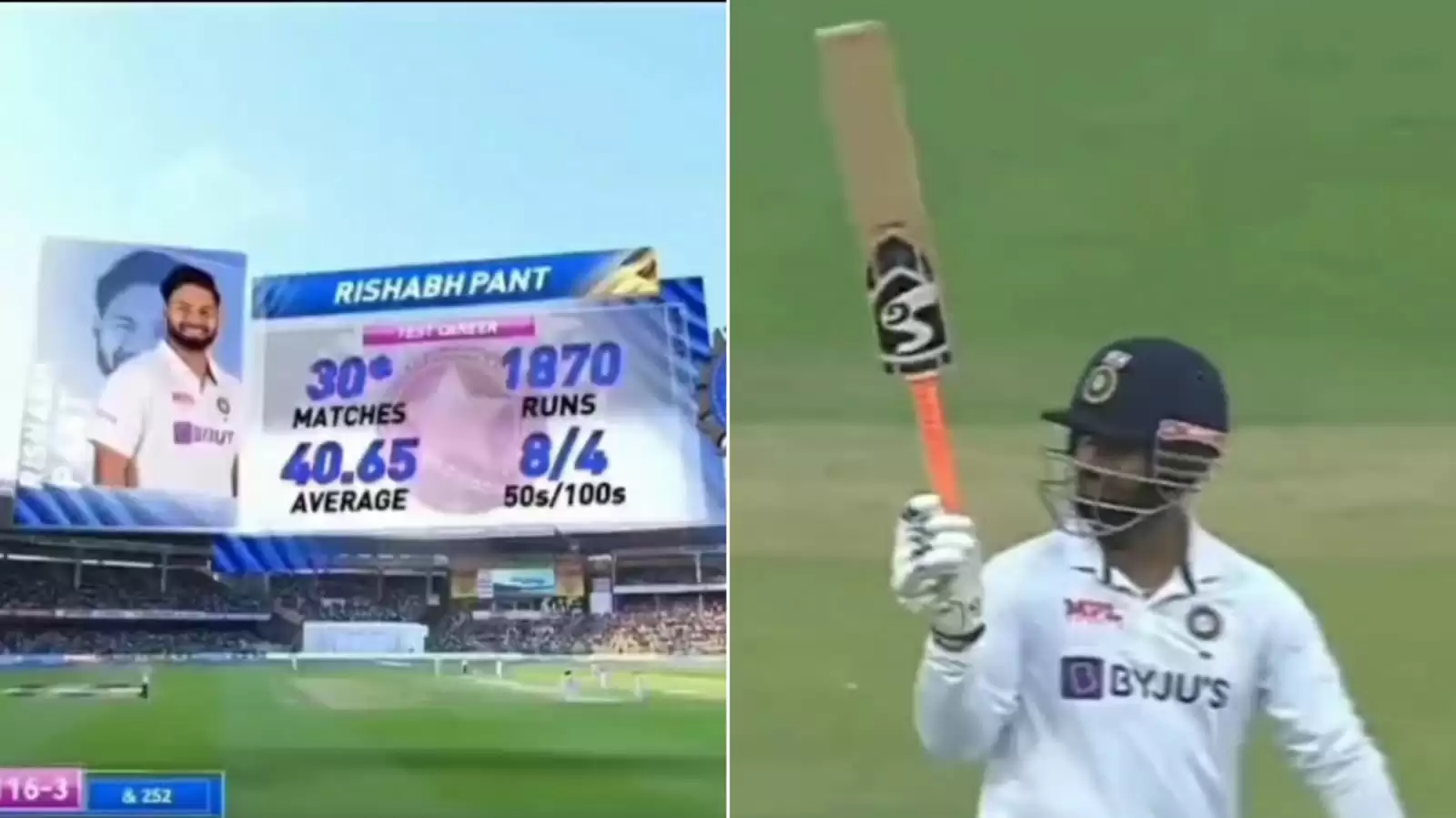 WATCH: Rishabh Pant smashes his way to the fastest Test fifty by an Indian batter