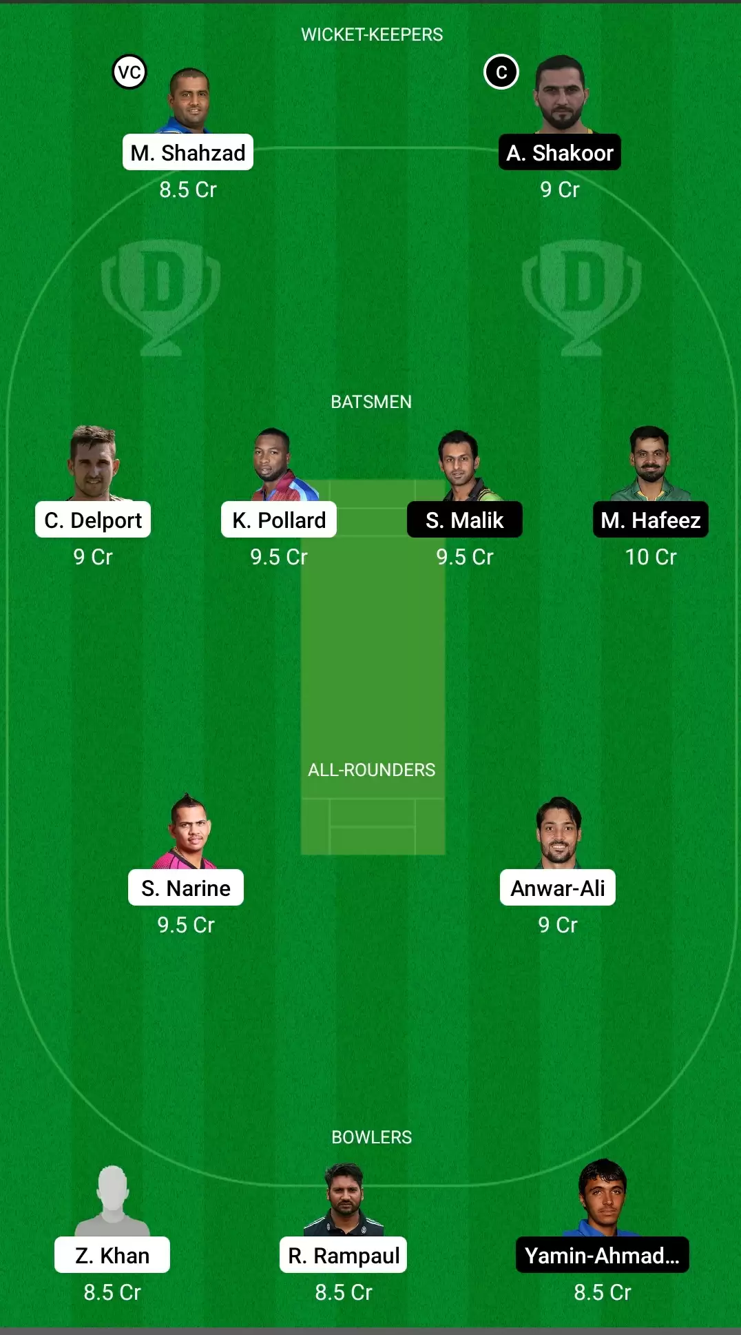 DG vs MA Dream11 Prediction, Fantasy Cricket Tips, Playing XI & Team for Abu Dhabi T10 League