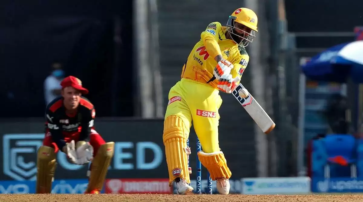 IPL 2021: WATCH &ndash; Ravindra Jadeja equals T20 record with 37-run over off Harshal Patel