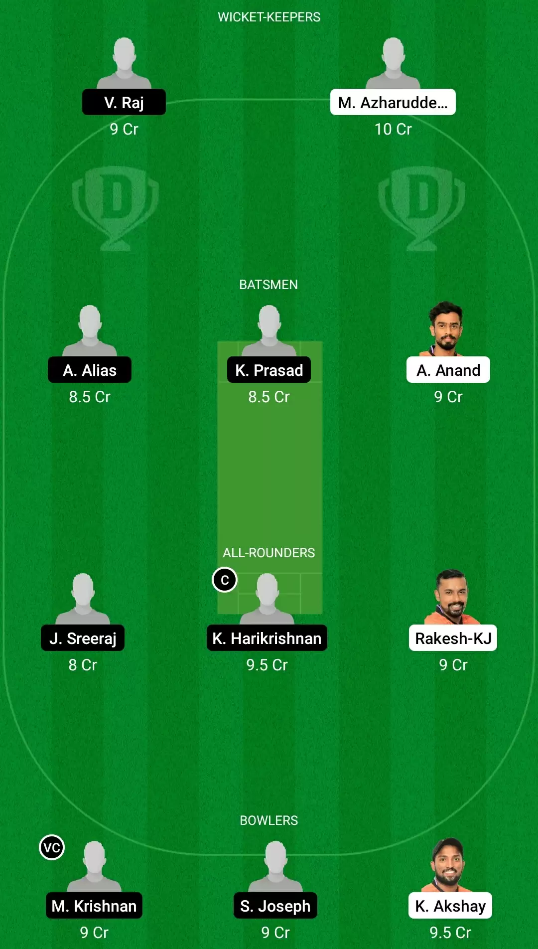 EAG vs ROY Dream11 Prediction, Team, Playing XI Updates, Top Picks | Kodak Kerala T20,2021 Match Preview