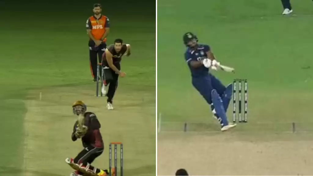 WATCH: Venkatesh Iyer playing Rishabh Pant&rsquo;s famous reverse scoop in KKR nets