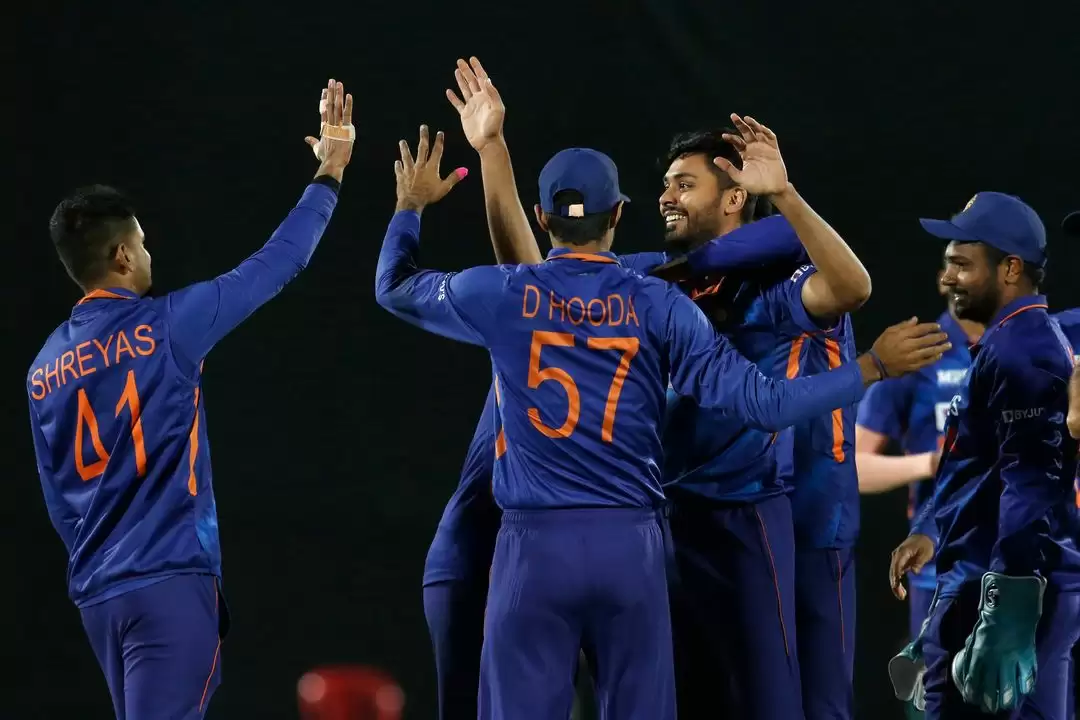 WATCH: Avesh Khan picks up his maiden T20I wicket
