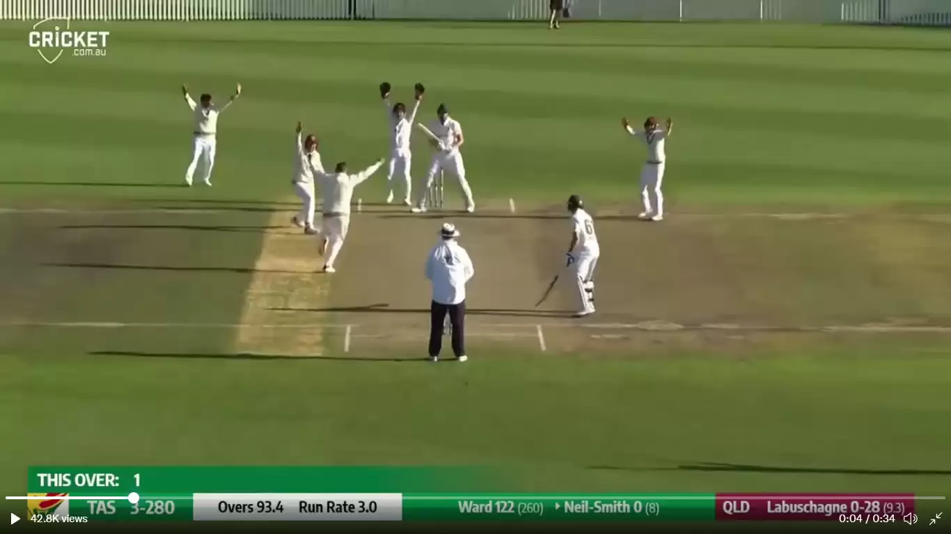 WATCH: Marnus Labuschagne does a Stuart Broad with his celebrappeal; Warner, Paine tease him