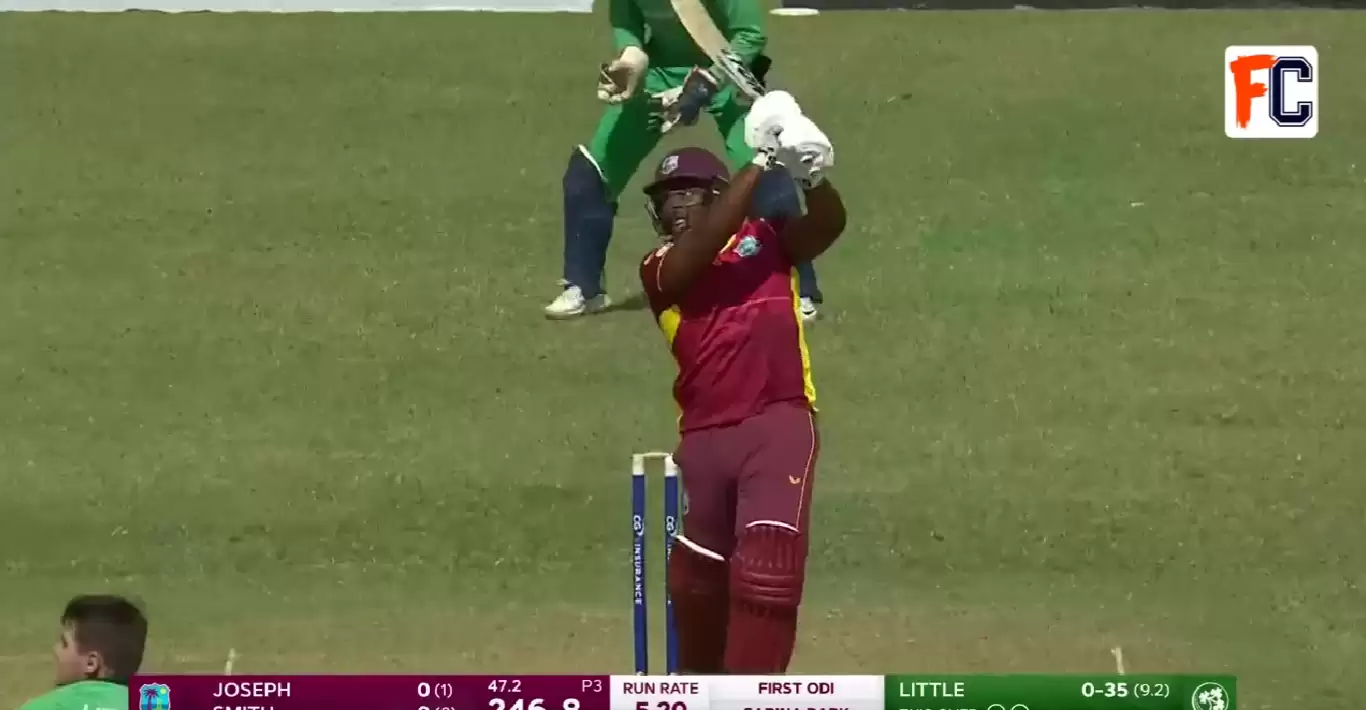 Watch: &ldquo;Park at your own risk!!&rdquo;; West Indies&rsquo; Odean Smith dents car standing outside Sabina Park