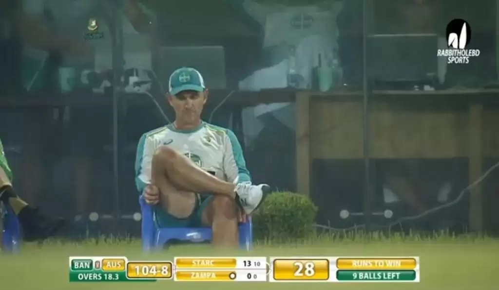 Miffed Justin Langer confronts Cricket Australia website staffer for adding Bangladesh celebration video