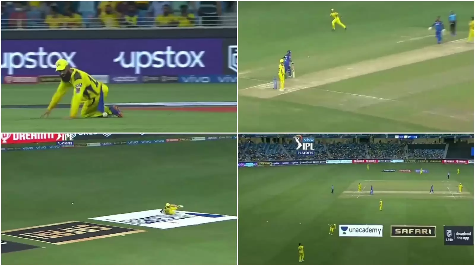 WATCH: Comedy of errors in the qualifier as CSK fielders throw the ball around
