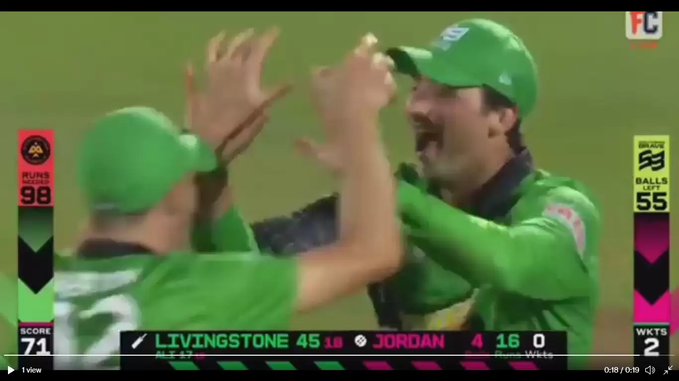 WATCH: RCB-recruit Tim David runs Liam Livingstone out from boundary; turns The Hundred final on its head