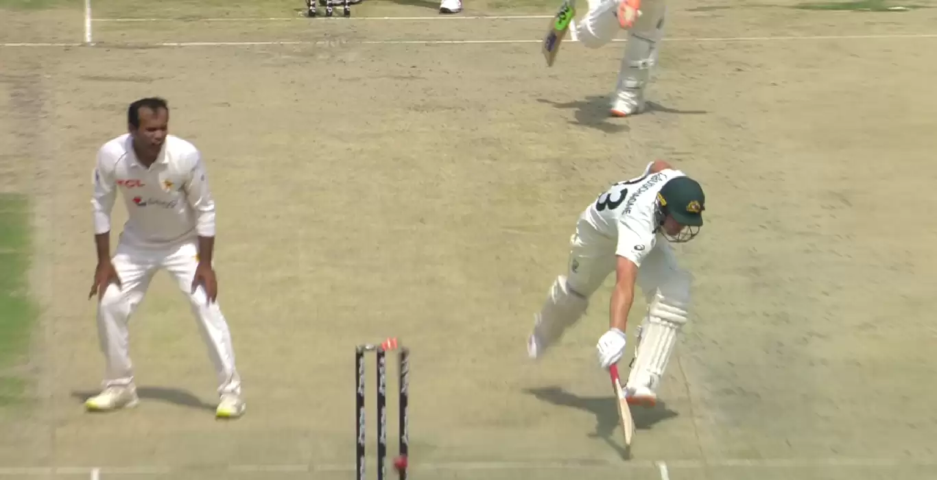 WATCH: Marnus Labuschagne dismissed for a duck by Sajid Khan’s superb throw