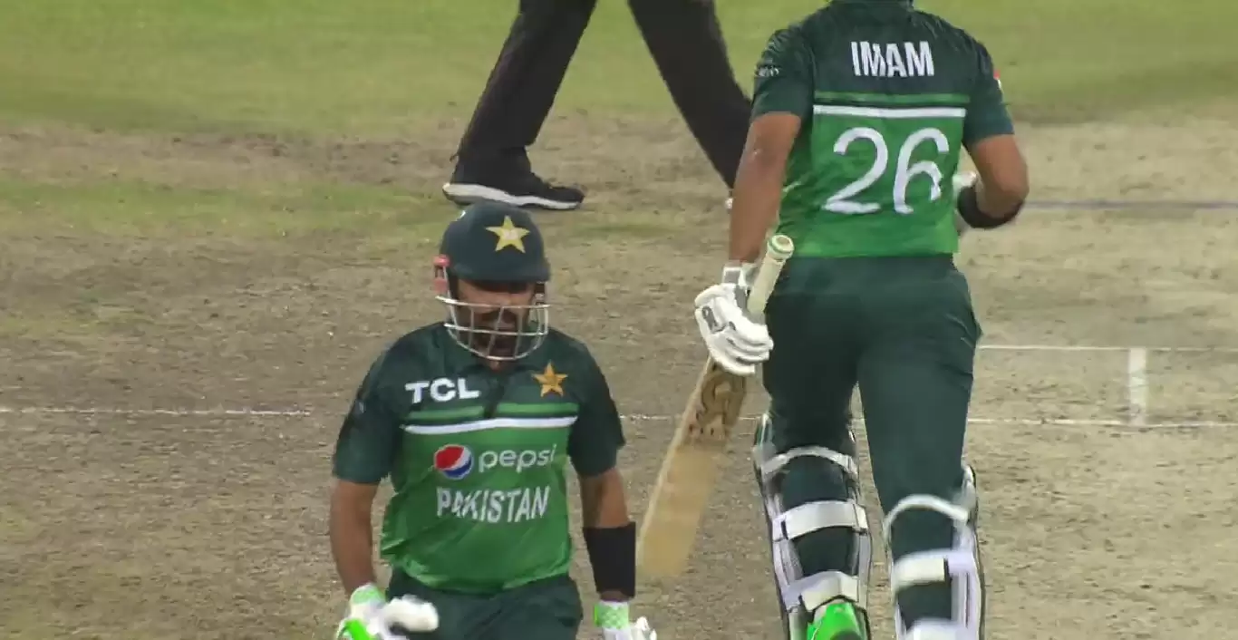 WATCH: Babar Azam slams Imam Ul Haq after 1st ODI dismissal; celebrates hundred together next time