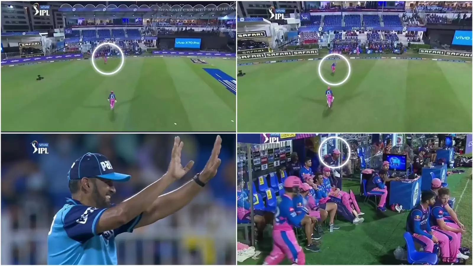 WATCH: Rajasthan&rsquo;s cheeky attempt to switch batters gets picked up umpire; replays show Sangakkara involved