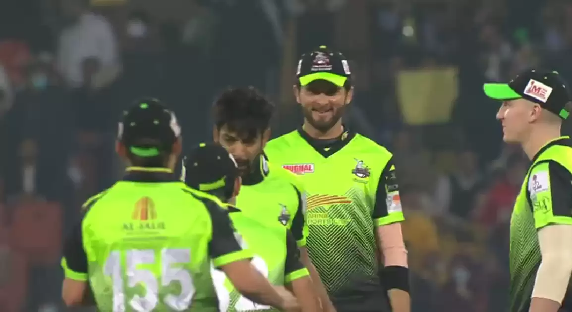 WATCH: Haris Rauf slaps PSL teammate during celebration for dropping a catch earlier