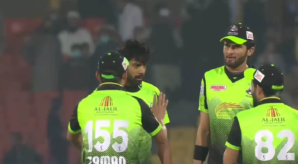WATCH: Haris Rauf slaps PSL teammate during celebration for dropping a catch earlier
