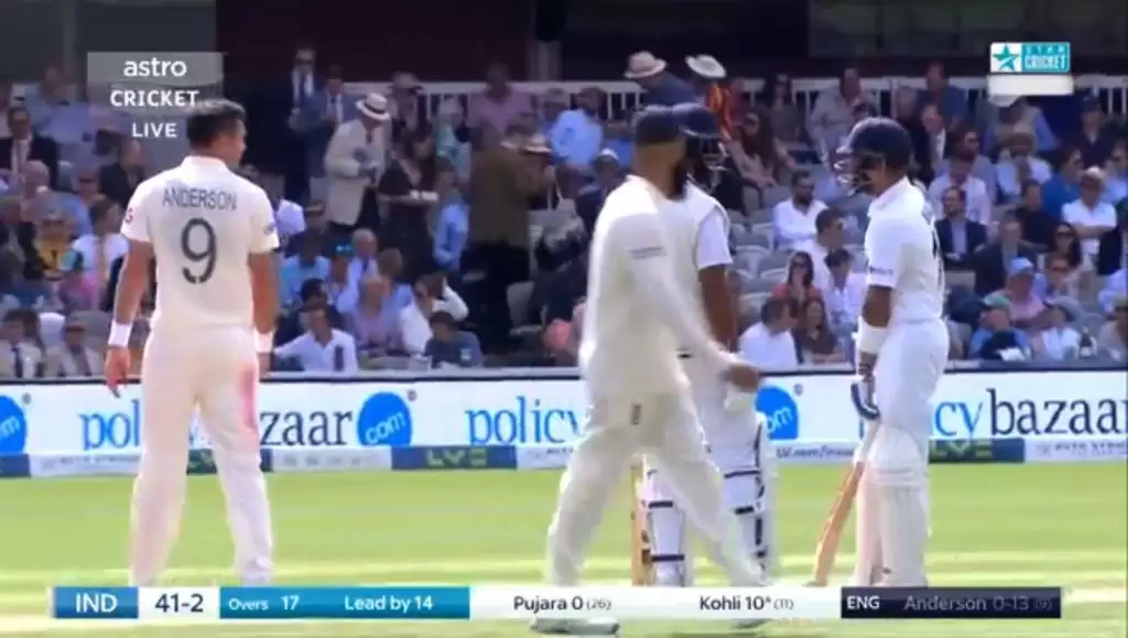 Watch: &lsquo;Not your f&hellip; backyard&rsquo; &ndash; Virat Kohli and James Anderson have a go at each other
