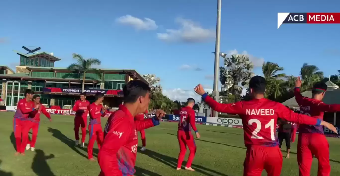 WATCH: Afghanistan U-19 side do traditional dance after thrilling win over Sri Lanka to reach WC semi-finals