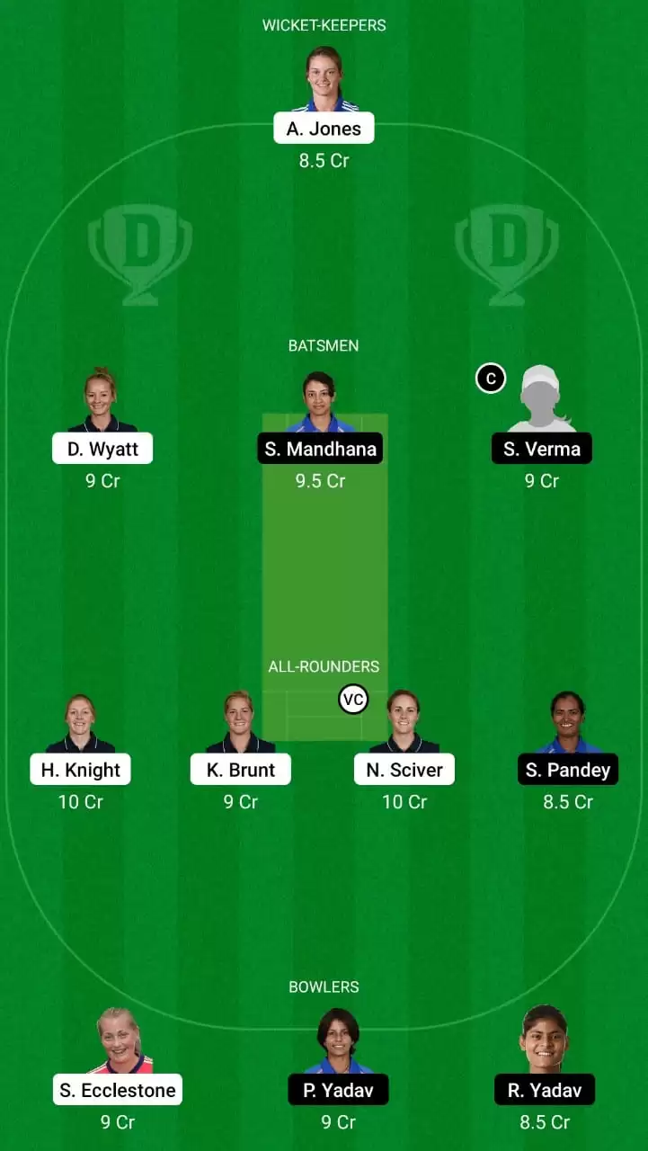 2nd T20I | ENG-W vs IND-W Dream11 Team Prediction: England Women vs India Women Best Fantasy Cricket Tips, Playing XI and Top Player Picks