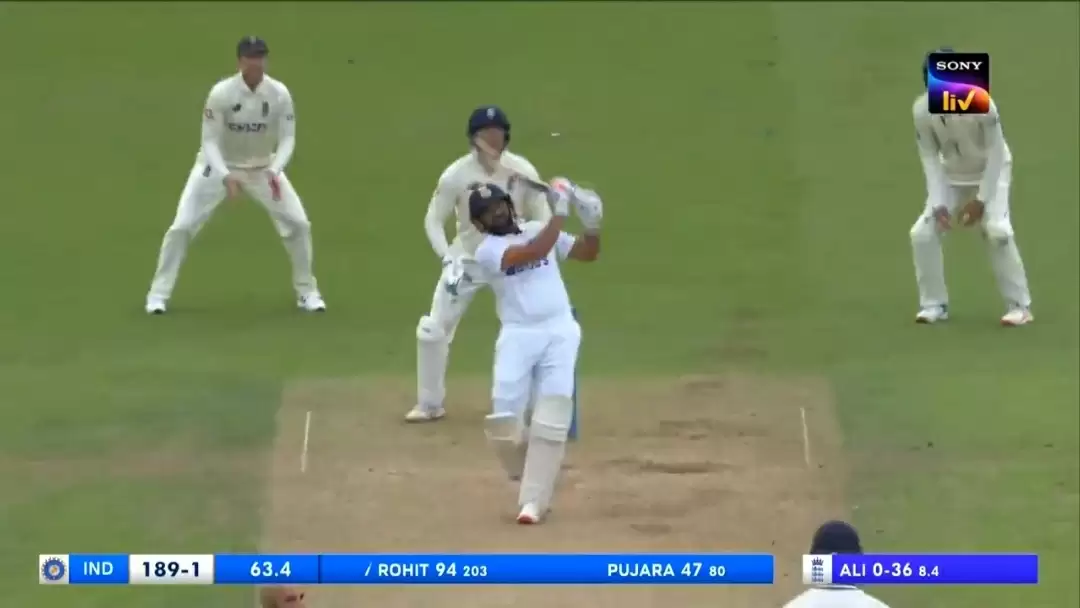 WATCH: Rohit Sharma&rsquo;s majestic six to bring up his first overseas Test Hundred