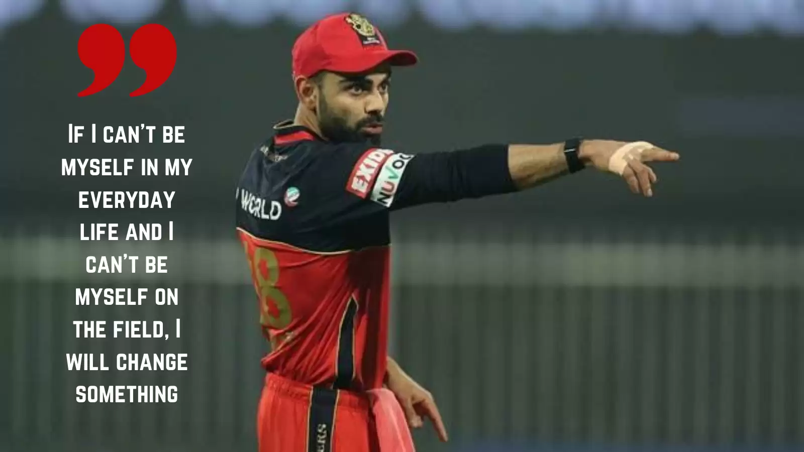 Virat Kohli reveals why he gave up RCB captaincy