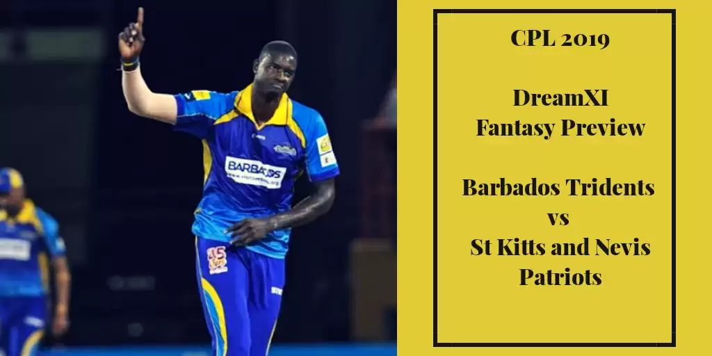 CPL 2019: BAR vs SKN Dream11 Fantasy Cricket Tips, Playing XI, Pitch Report, Team and Preview