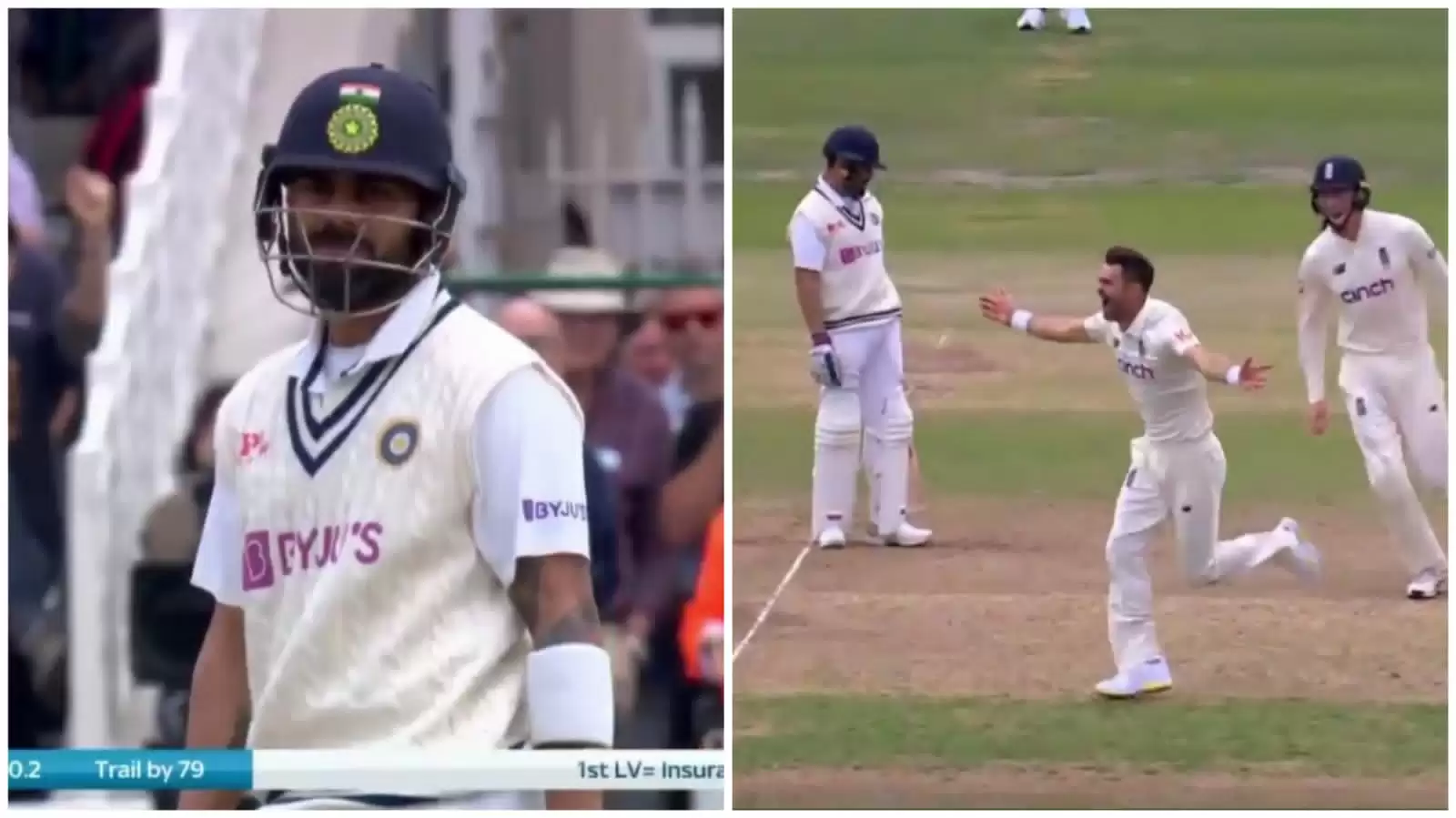 WATCH: James Anderson dismisses Pujara and Kohli on back to back deliveries