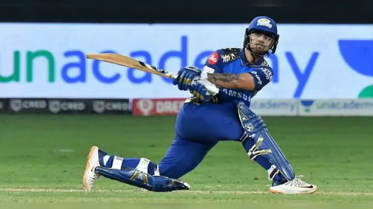 WATCH: Ishan Kishan unveils helicopter shot; smashes yorker through mid-wicket for four