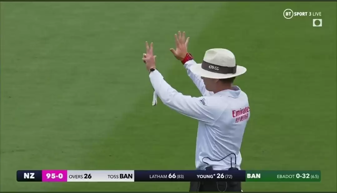 WATCH: Peak Bangladesh! SEVEN runs with no boundaries off the bat in one ball