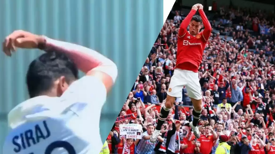 WATCH: Mohammed Siraj recreates Ronaldo’s ‘Siuu’ celebration