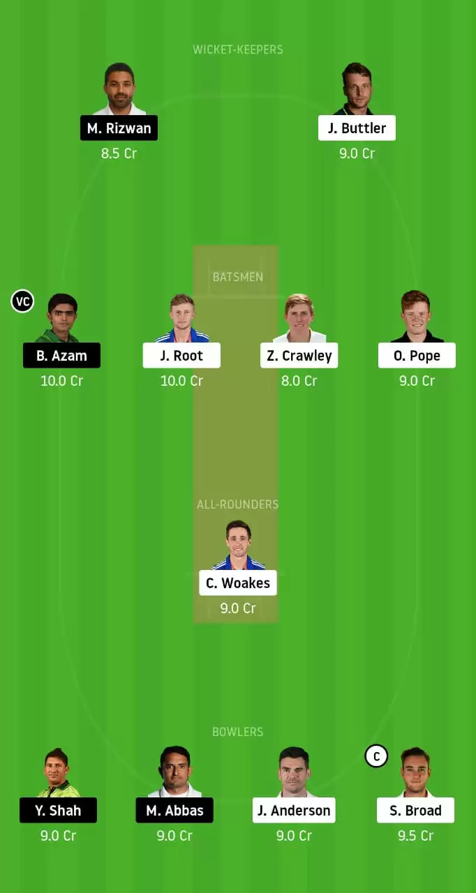 ENG vs PAK Dream11 Team Prediction: England vs Pakistan, 3rd Test Best Dream11 Team, Probable Playing XI and Fantasy Cricket Tips