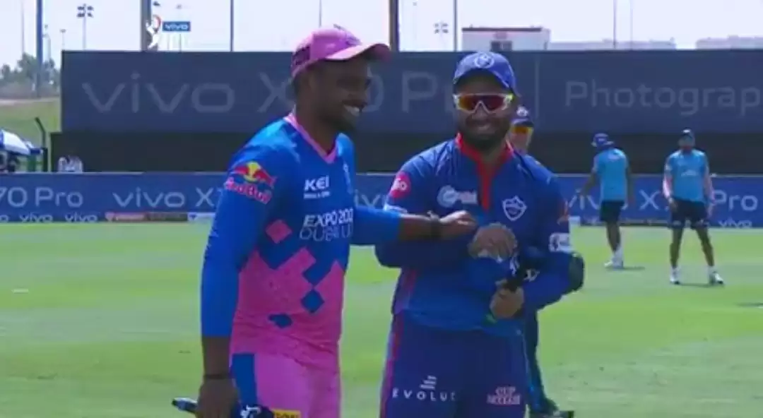 IPL 2021 – WATCH: Sanju Samson playfully dodges question on batting order at the toss while sharing laughs with Pant