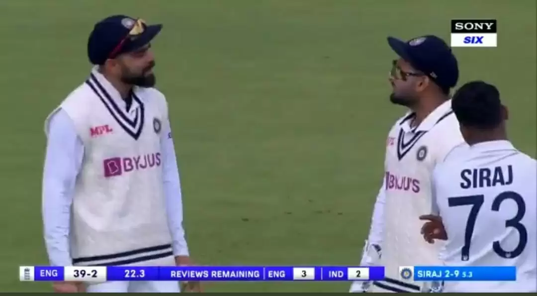 WATCH: Virat Kohli and Siraj overturn Pant&rsquo;s call; can&rsquo;t believe it after DRS is successful