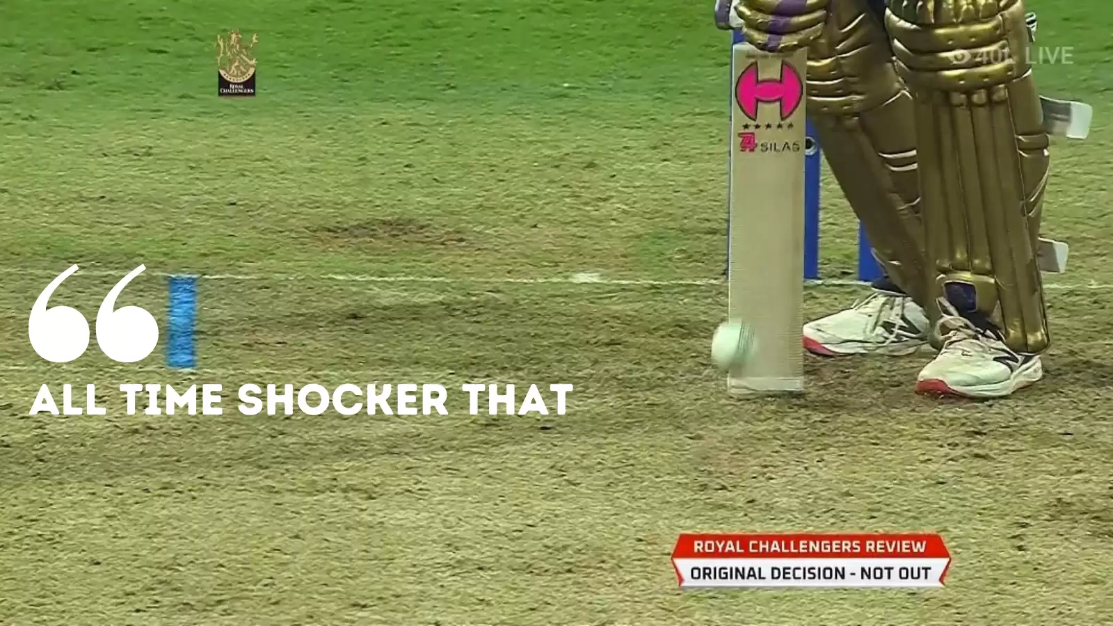 WATCH: RCB take worst DRS call of all time against KKR