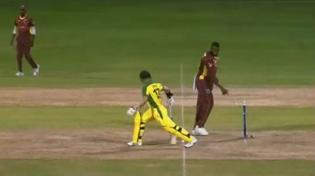 Kieron Pollard bowls spin on sluggish deck; slams wicket afterwards