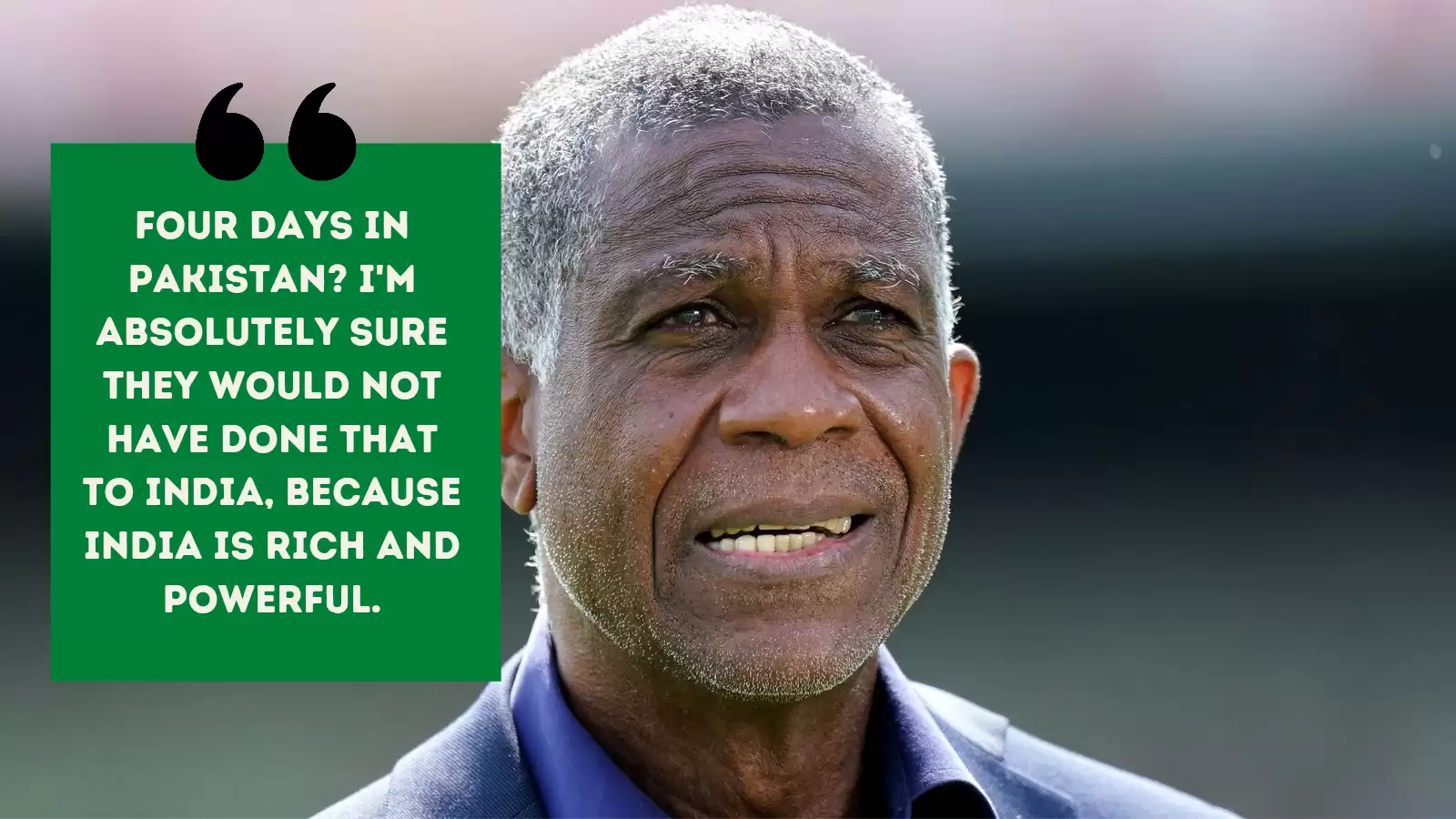&lsquo;Western arrogance&rsquo; &mdash; Michael Holding slams ECB for cancelling Pakistan tour