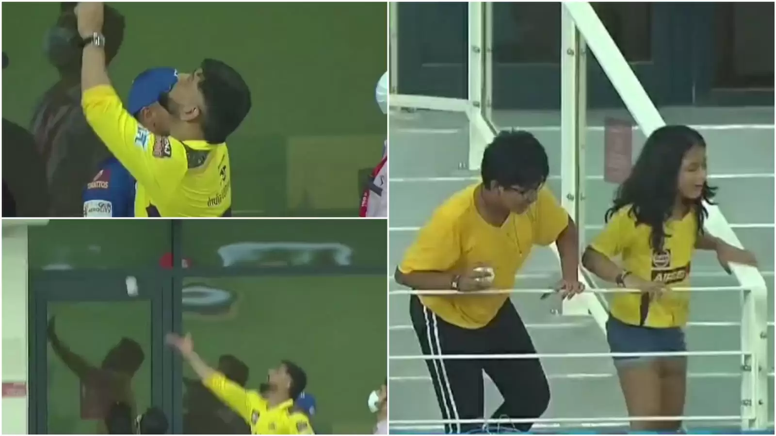 WATCH: Dhoni gifts the match ball to the young girl who was emotional after CSK&rsquo;s win