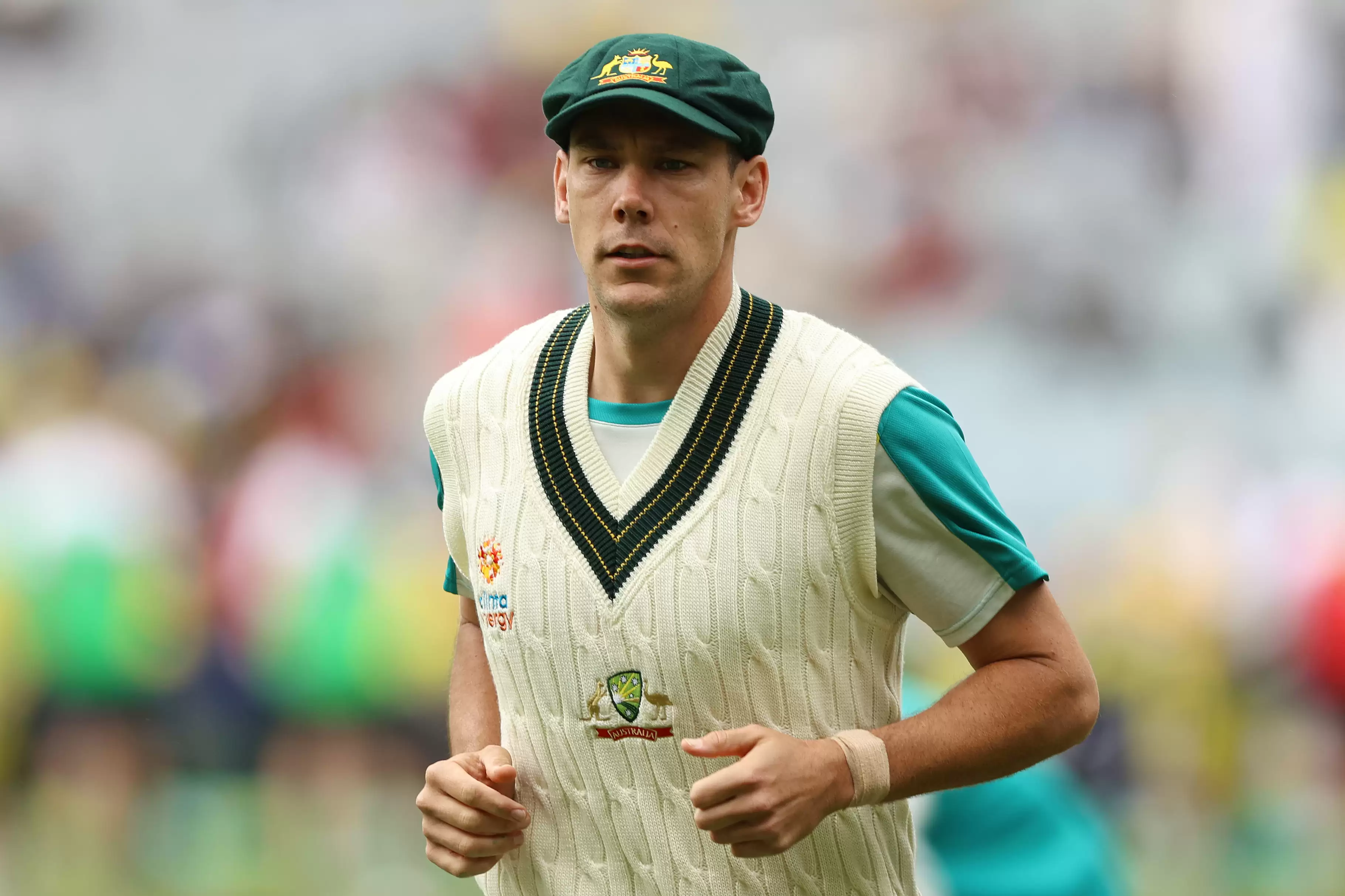 Why is there an additional noise when Scott Boland is bowling?