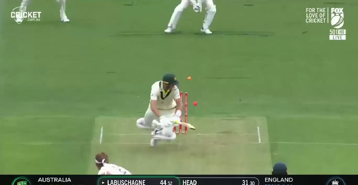 WATCH: Freak Marnus Labuschagne gets undone by freak bowled dismissal