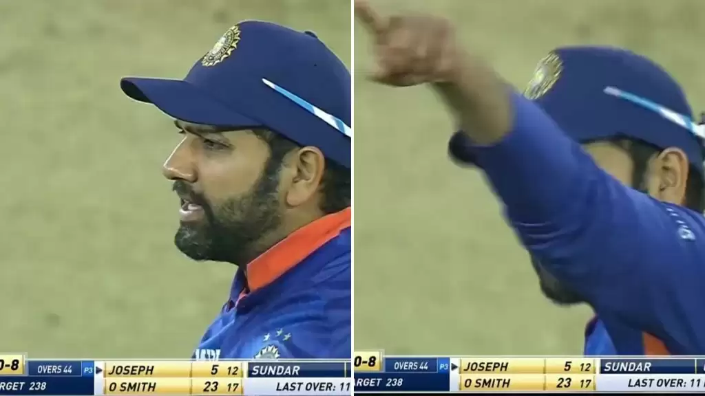 WATCH: Skipper Rohit Sharma shouts at Yuzvendra Chahal for not running properly
