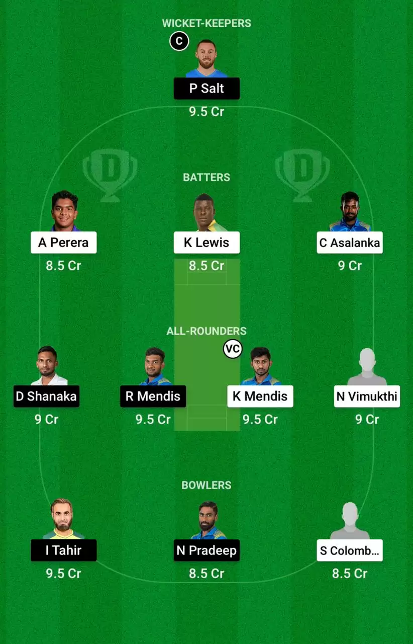 KW vs DG Dream11 Prediction, Lanka Premier League 2021, Match 18: Playing XI, Fantasy Cricket Tips, Team, Weather Updates and Pitch Report