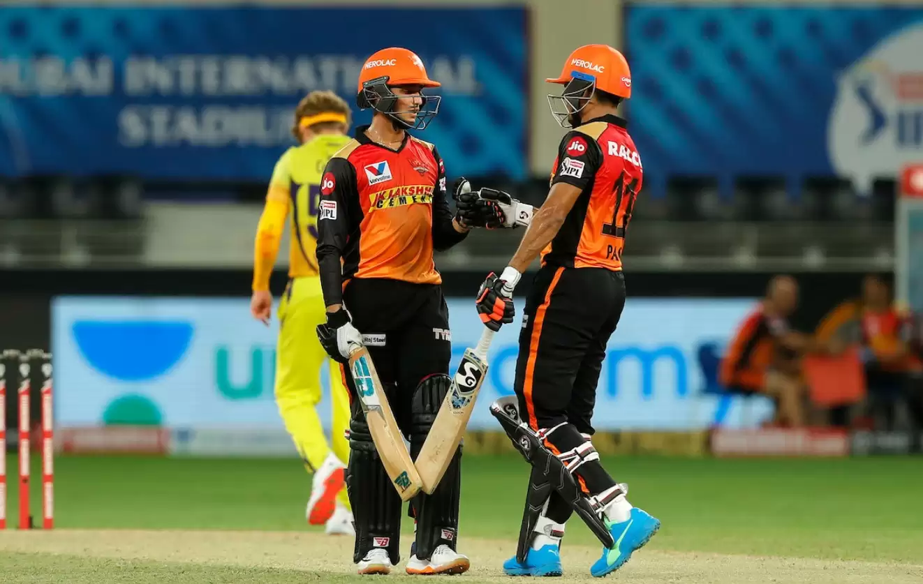 IPL 2020, Match 14 &ndash; Chennai Super Kings v Sunrisers Hyderabad &ndash; SRH bowl themselves to 7-run win after commendable middle-order performance