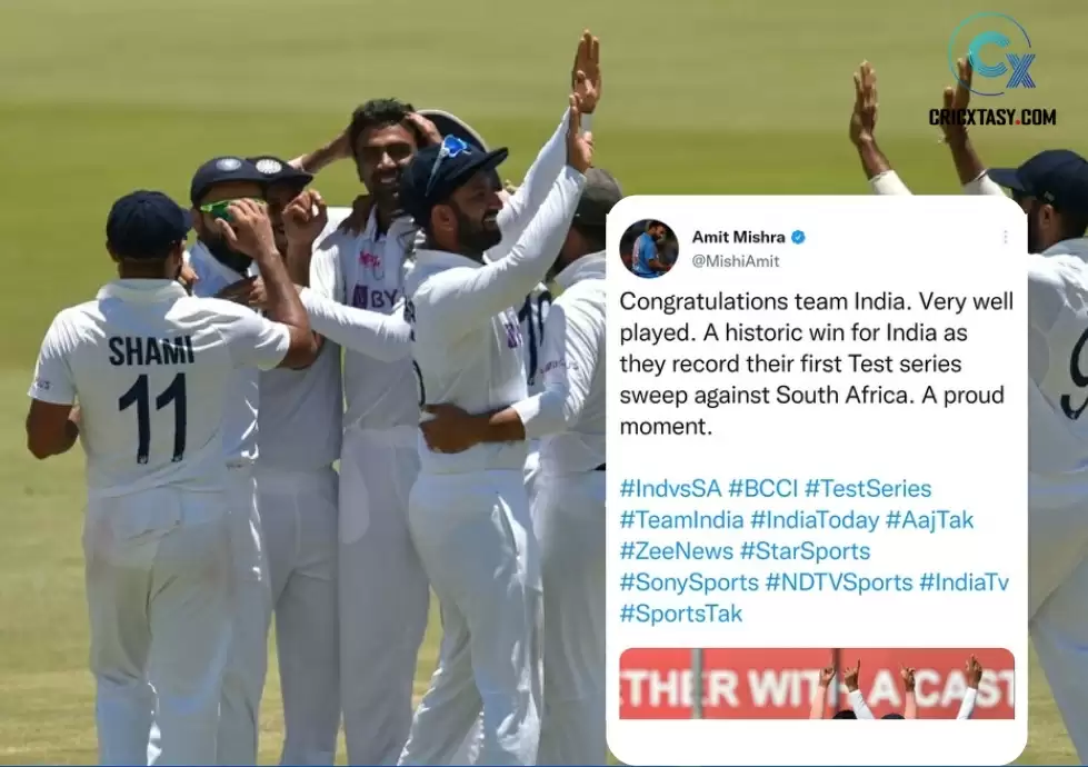 Amit Mishra hails India&rsquo;s &lsquo;Test series&rsquo; win; fans hail him as Jofra Archer