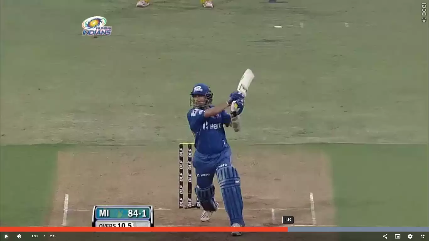 WATCH: When Sachin Tendulkar lit up the IPL with some audacious strokemaking