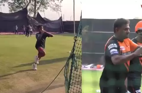 WATCH: Son of Sri Lanka legend Muttiah Muralitharan follows father&rsquo;s footsteps; copies his action