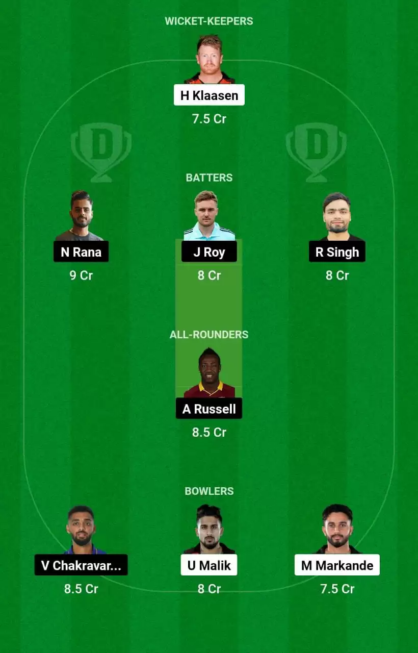 SRH vs KOL Dream11 Prediction IPL 2023