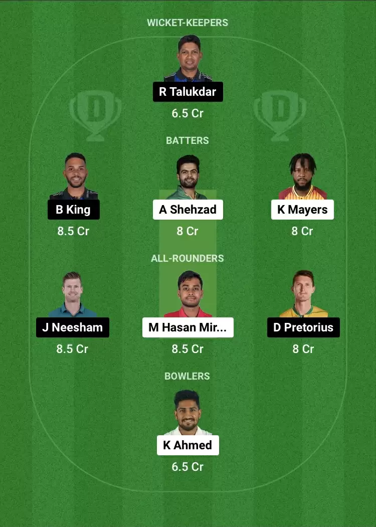 FBA vs RAN Dream11 Prediction