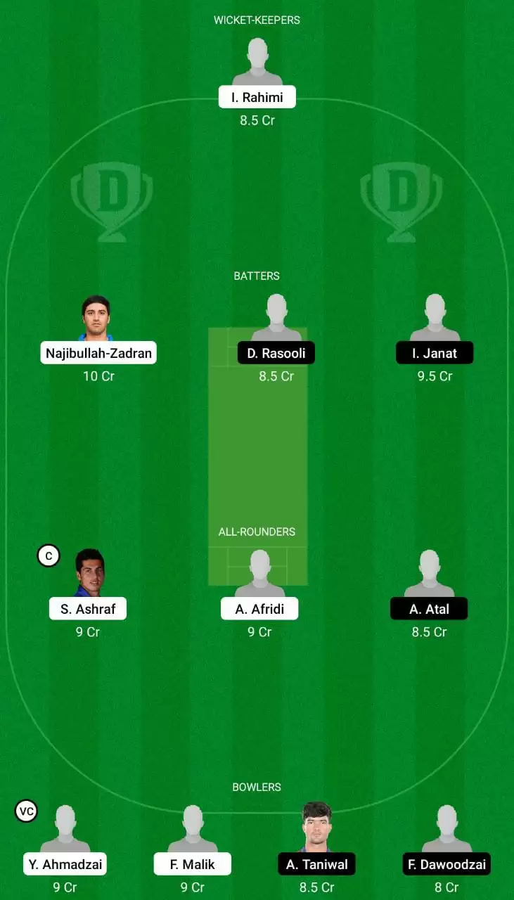 SG vs AM Dream11 Team