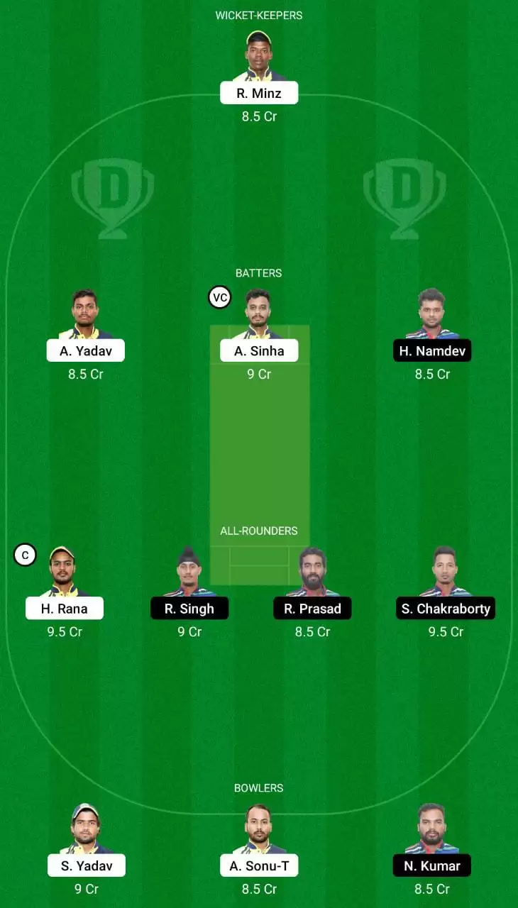 RAN vs JAM Dream11 Team
