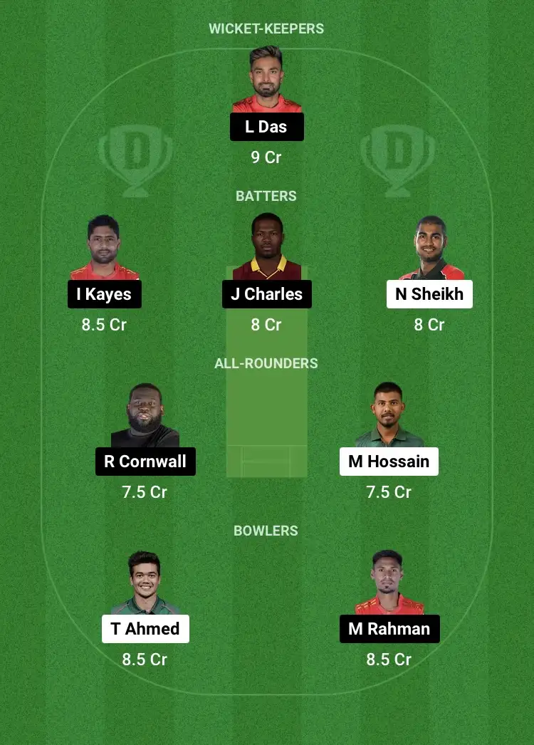 DD vs COV Dream11 Prediction